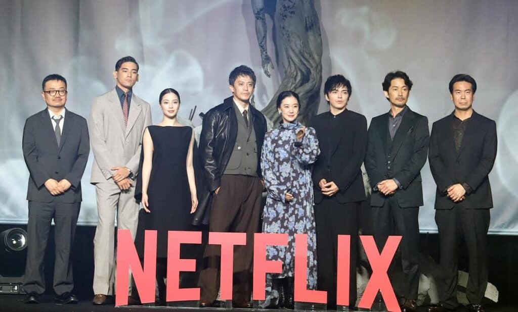 Netflixシリーズ『ガス人間』の配信記念イベントにて