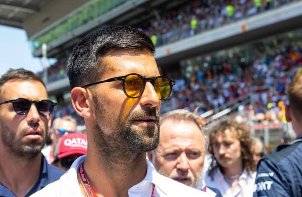 2026F1バルセロナGPに訪れたノバク・ジョコビッチ