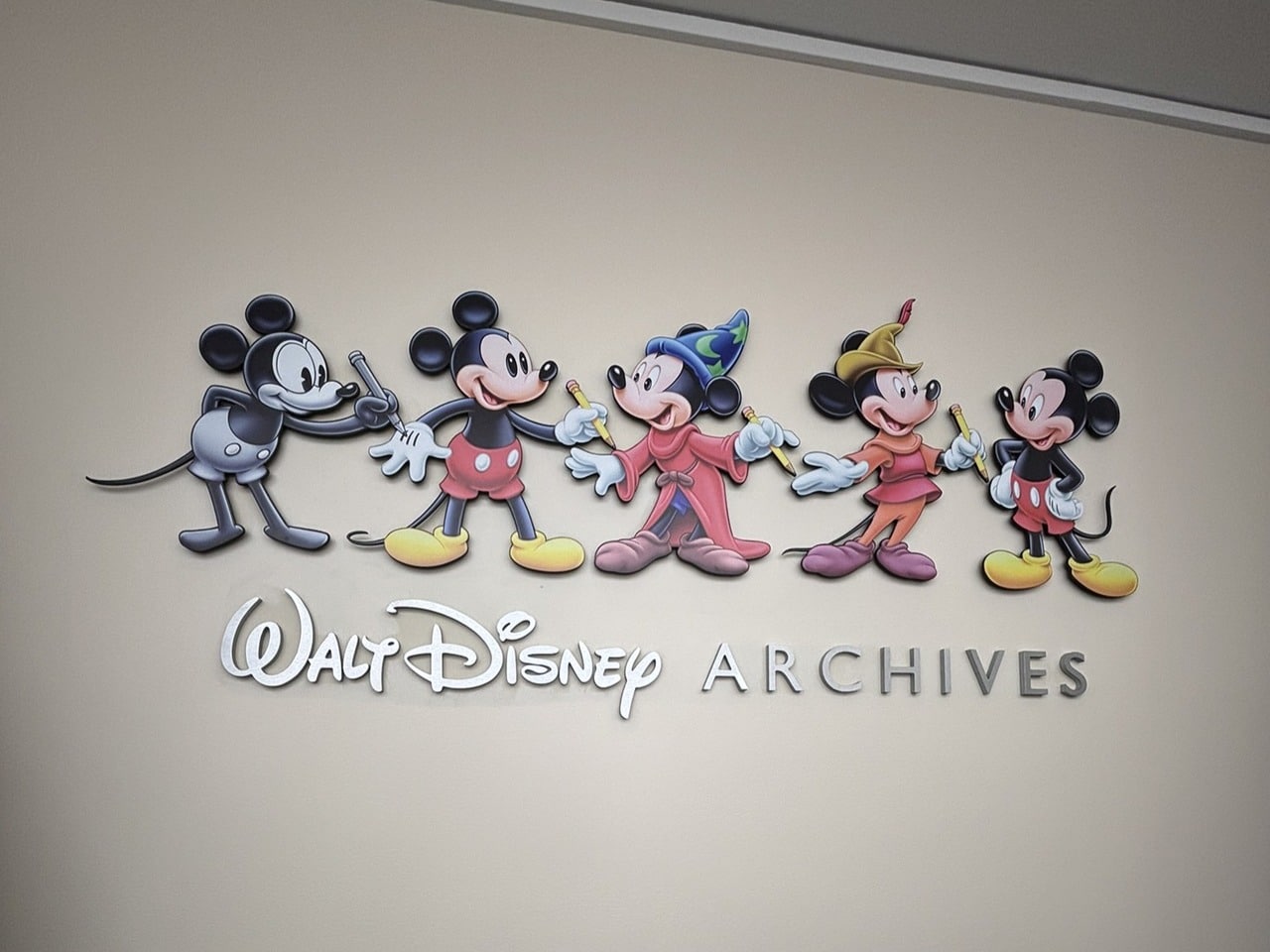 ウォルト・ディズニー・アーカイブスの入り口