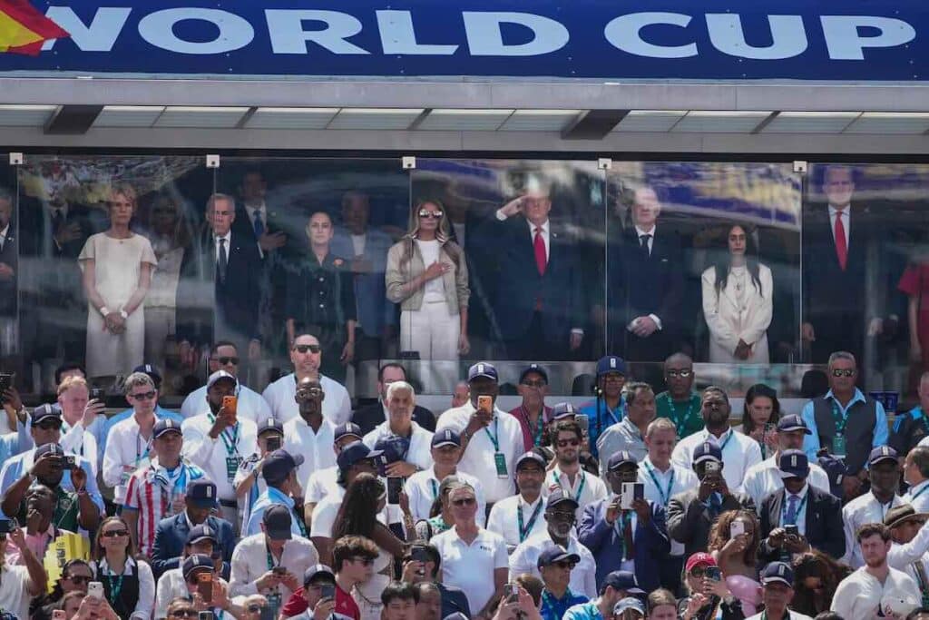 トランプ大統領もVIPボックスからFIFAワールドカップ2026決勝を観戦