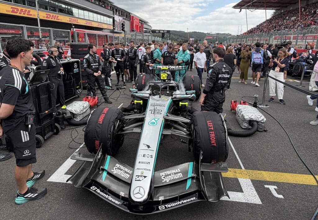 Kimi Antonelli Mercedes Spabelgium gp 2026