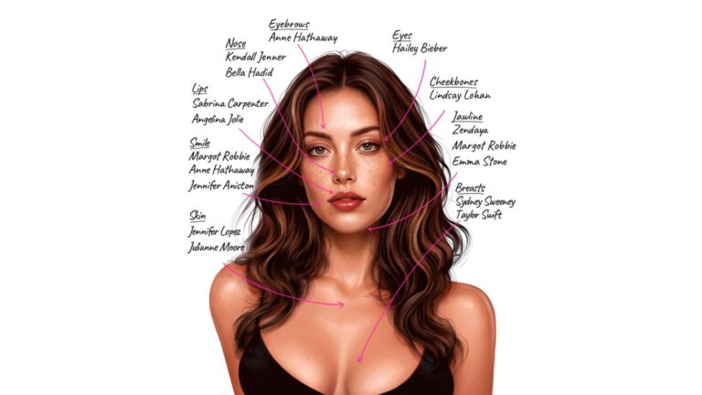トップ美容外科医たちによる、ハリウッドの有名人から要望が多い施術を集めたイラスト