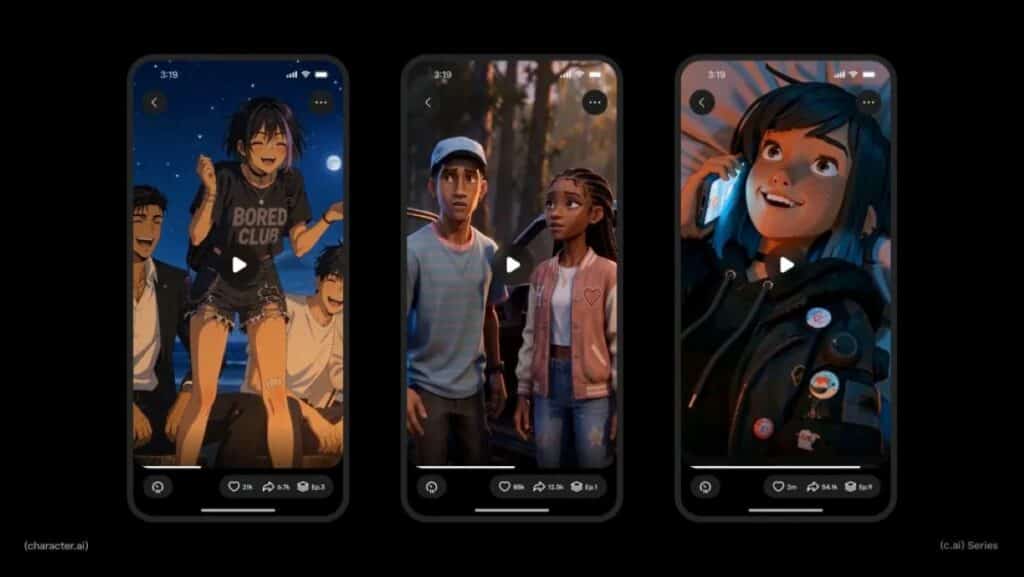 Character.AI、AIドラマ市場へ参入　ハリウッド脚本家起用で新たな挑戦──視聴後はキャラクターと会話も