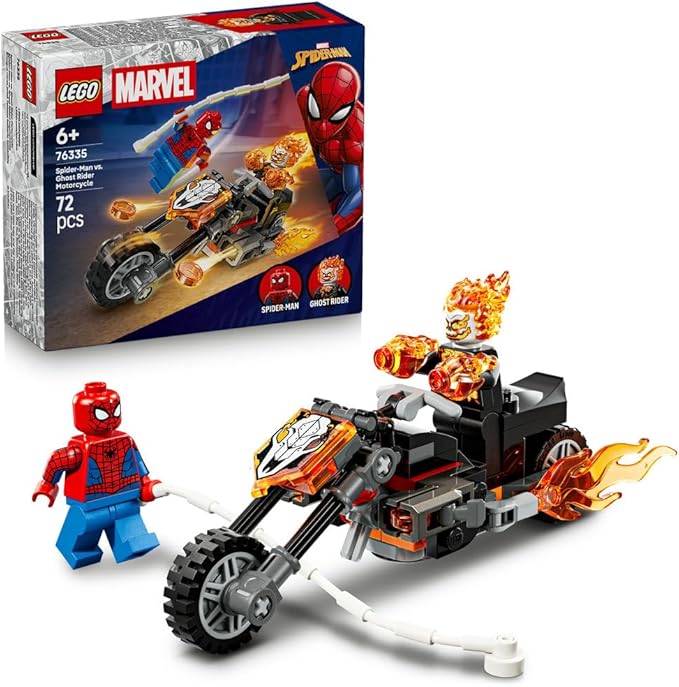 レゴ(LEGO) マーベル スパイダーマンとゴーストライダーの戦い