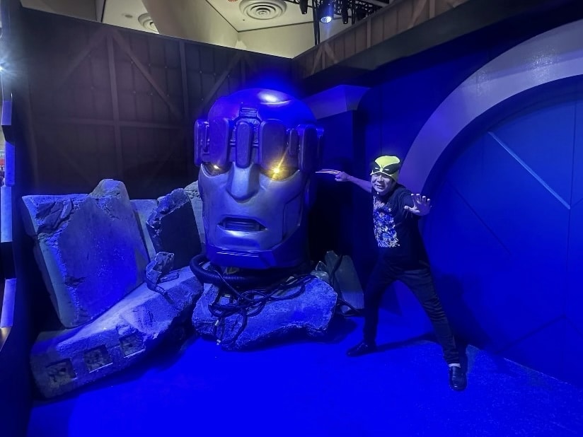 マーベルブース内でのセンチネルのフォトスポット