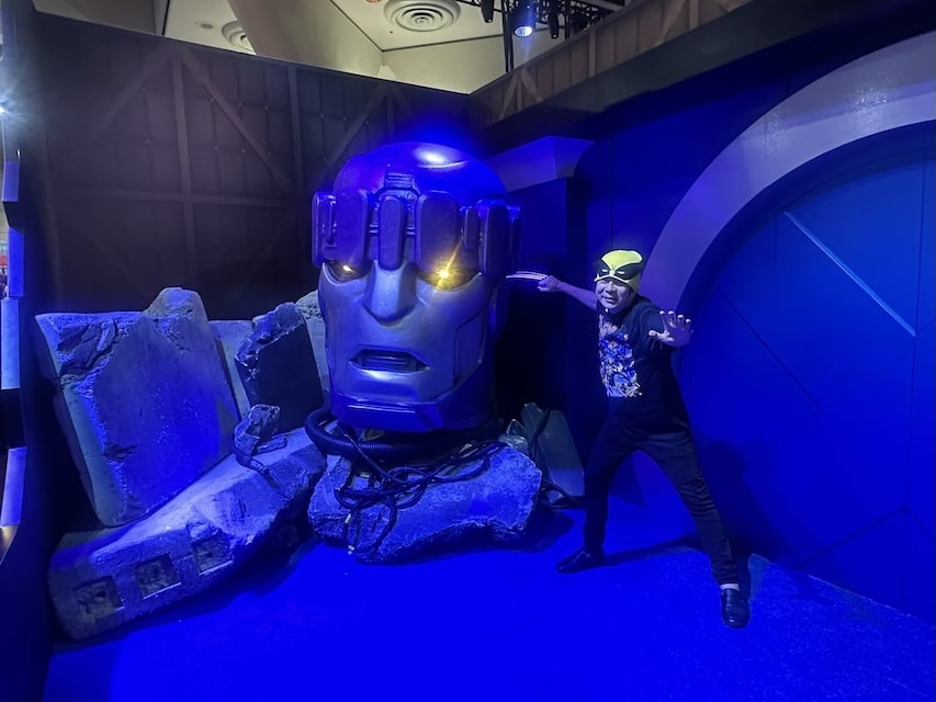 会場内のマーベル・ブースで撮れるセンチネルとの写真