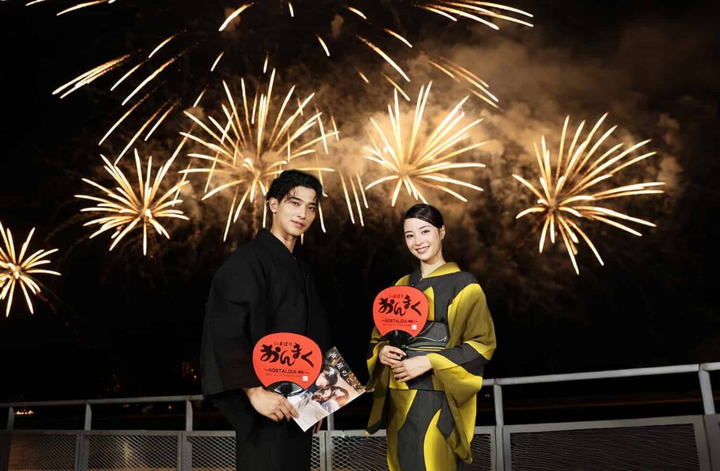 横浜流星＆広瀬すず、映画『汝、星のごとく』ロケ地・今治に凱旋！浴衣姿でサプライズ登場＆コラボ花火に感激