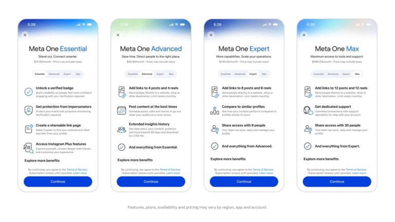 Meta One始動！Metaがクリエイター向け新サブスク、AI機能も大幅強化