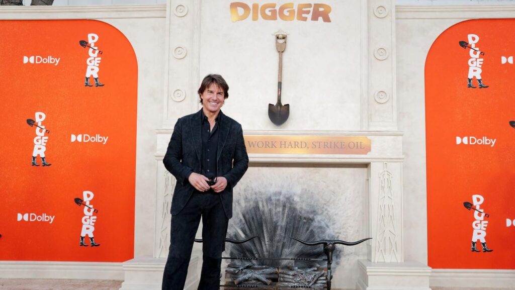 トム・クルーズ、『DIGGER／ディガー』全米プレミアにて