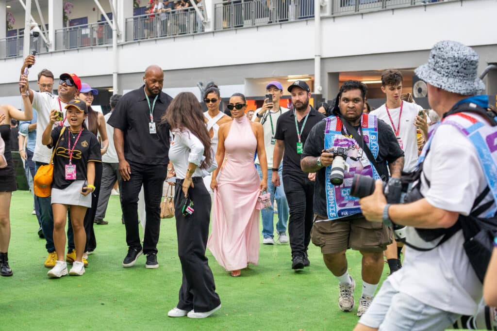 Kim Kardashian in Singapore