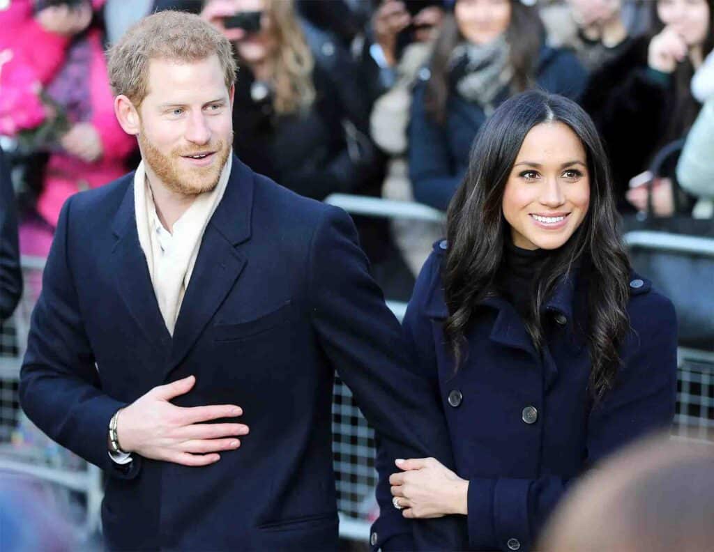 ヘンリー王子、メーガン妃、ノッティンガムにて=現地時間2017年12月1日