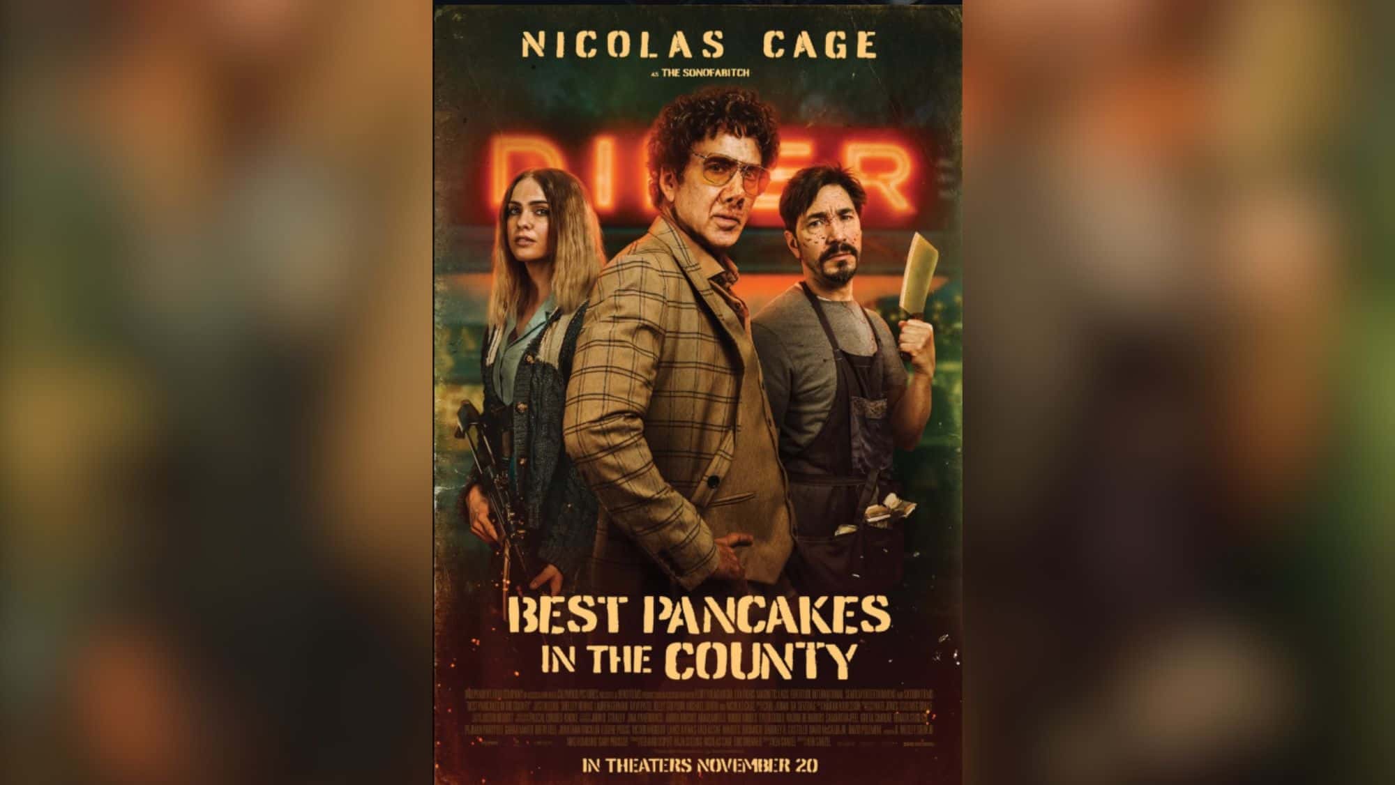 ニコラス・ケイジが激変！新作スリラー映画『Best Pancakes in the County』で怪しさ全開の詐欺師に